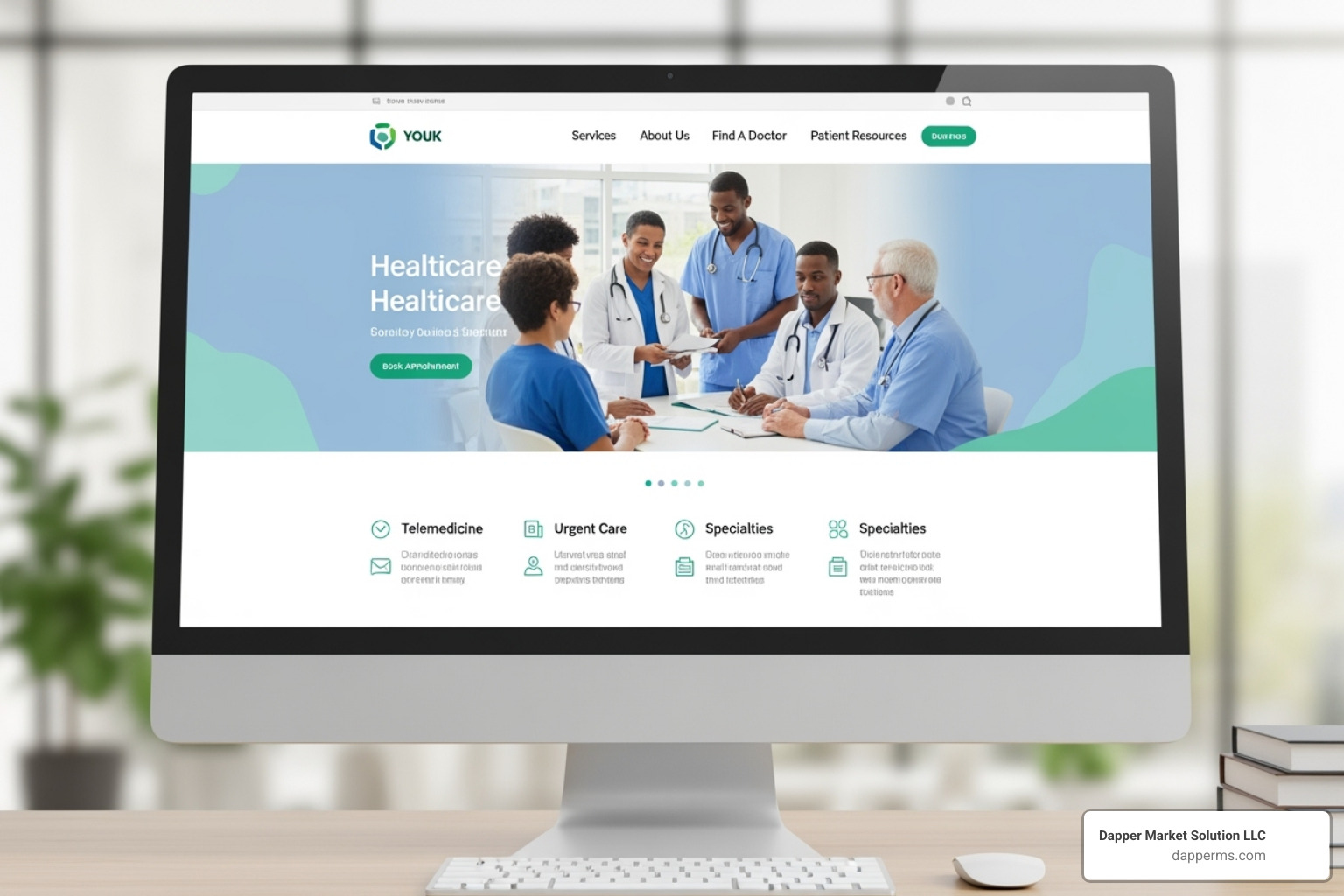 best healthcare website designs