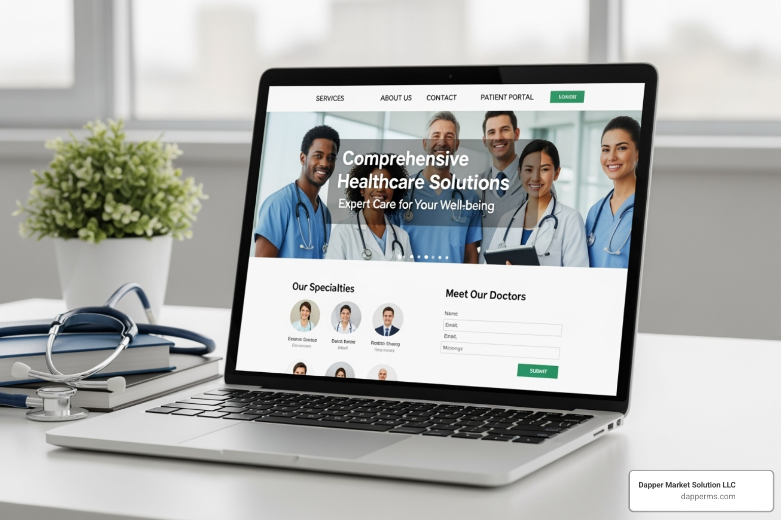 Medical website design examples